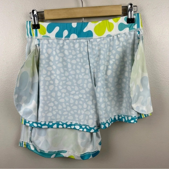 Gretchen Scott Skippy Skort Skirt Size Shrimp XXS Floral Stretch Travel Casual - Picture 6 of 9